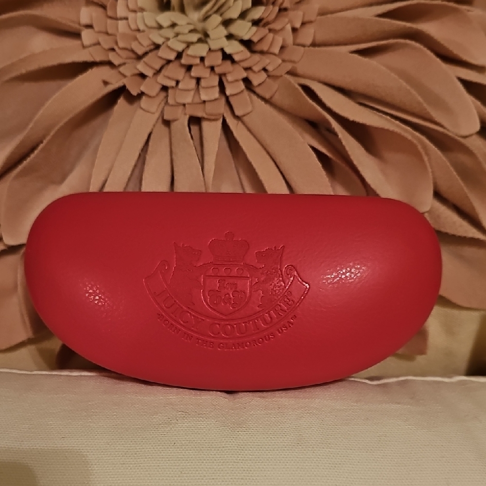 Juicy Couture Bold Red Eyewear Case